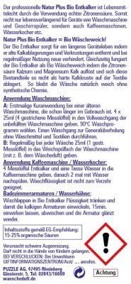 3'er Set Bio Entkalker mit Zitronensäure sofort aktiv